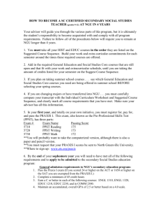 individual curriculum worksheet