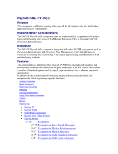 Payroll-India documentation - Human Resource Knowledge Base