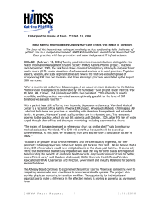 Katrina Phoenix Press Release