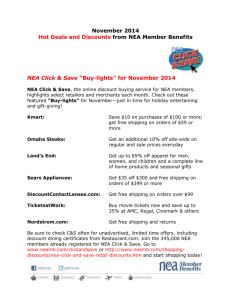 November 2014 Hot Deals and Discounts from NEA Member