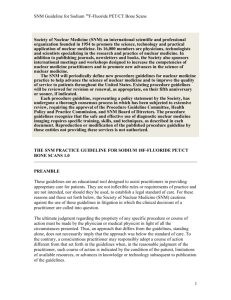 THE SNM PRACTICE GUIDELINE FOR Sodium 18F