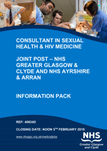 consultant in sexual health & hiv medicines, ref 40834d