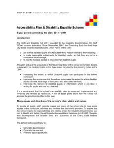 Accessibility Plan - Step by Step School