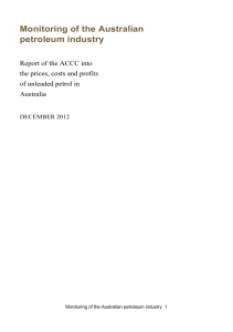 ACCC Petrol Report 2012 executive summary