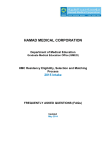 HMC FAQ`s - Hamad Medical Corporation