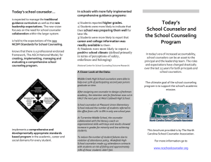 Today`s School Counselor - North Carolina School Counselor