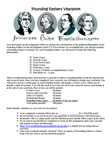 Founding Fathers List - Fort Bend ISD / Homepage