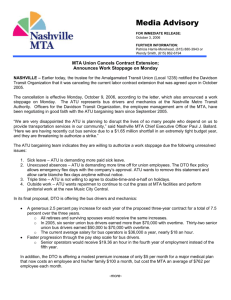 MTA Buses to Operate on Sunday/Holiday