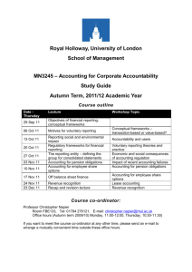 Accounting for Corporate Accountability