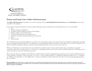 Assessment Toolkit - American Academy of Hospice and Palliative