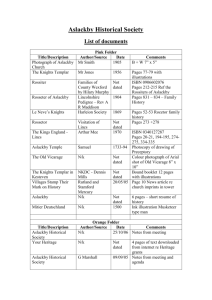 List of documents held - Lincolnshire County Council