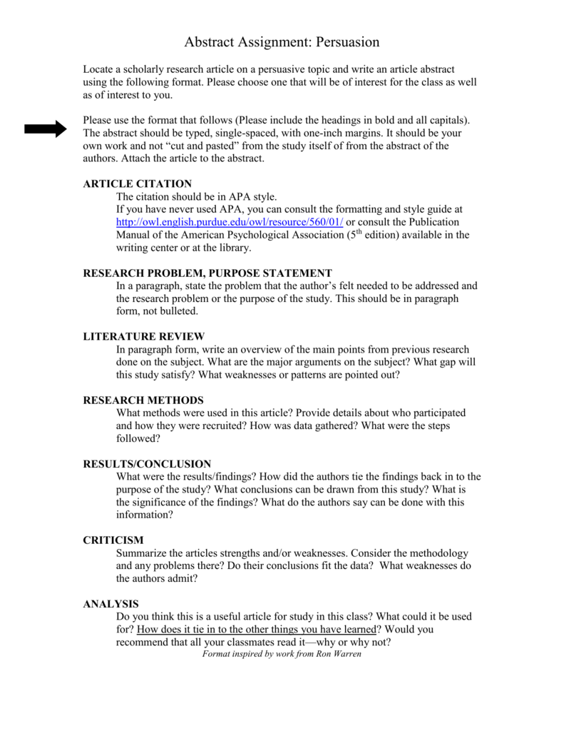 abstracts of literature reviews