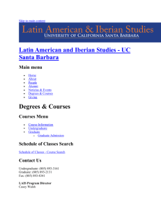 Degrees & Courses | Latin American and Iberian Studies