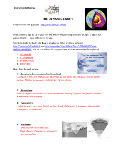 Environmental Science THE DYNAMIC EARTH Good overview with