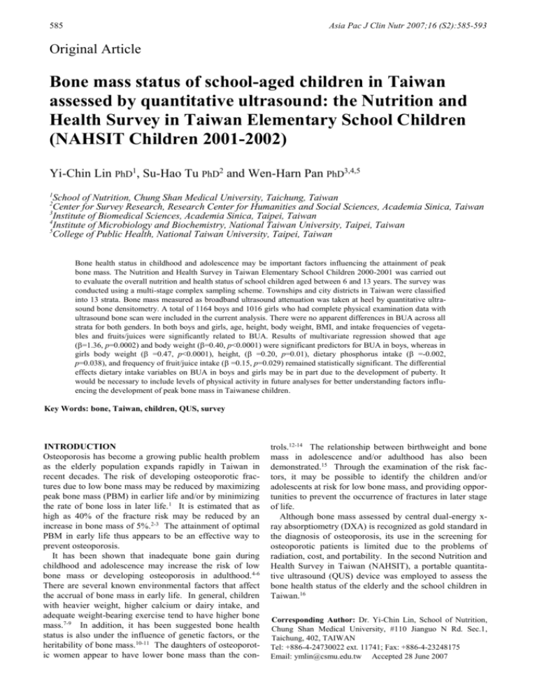 YiChinLin  Asia Pacific Journal of Clinical Nutrition