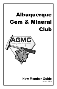 Field Trips - Albuquerque Gem & Mineral Club