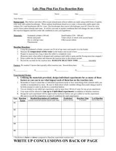 Lab: Plop Plop Fizz Fizz Reaction Rate
