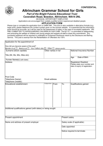 associate staff application form