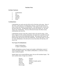 Nutrition Notes - IWS2.collin.edu
