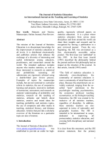 An International Journal on the Teaching and Learning of