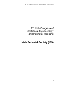 2nd Irish Congress of - Irish Medical Journal