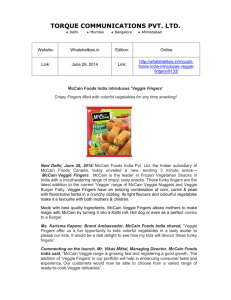 Whatshelikes.in - McCain Foods (India)