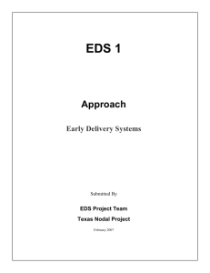 EDS 1 Approach