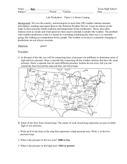 29. Weather Map Worksheet #2