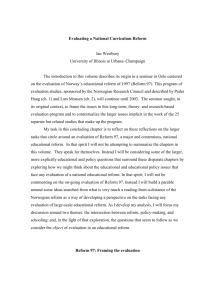 Evaluating Reform 97 - University of Illinois Urbana