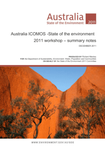 Australia ICOMOS - Department of the Environment