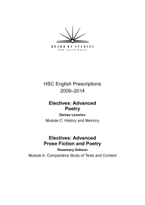 HSC English Prescriptions 2009–2014