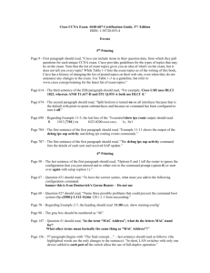 Cisco CCNA Exam #640-607 Certification Guide, 3rd