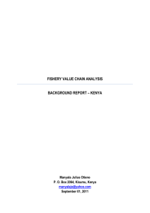 fishery value chain analysis, background report – kenya