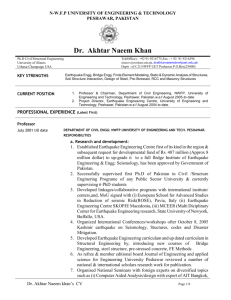 Dr.Akhtar Naeem Resume - University of Engineering & Technology