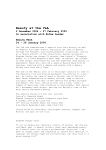 Download: Beauty at the V&A (Word file, 63 KB)