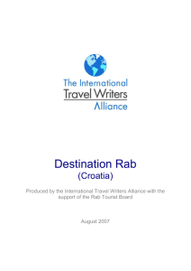 Destination Rab - International Travel Writers Alliance