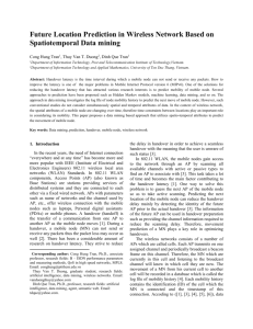 Spatiotemporal Data Mining