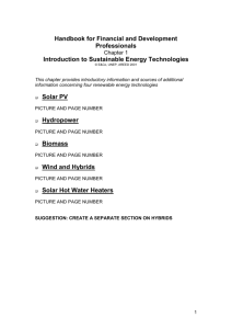 Introduction to Sustainable Energy Technologies - B-REED