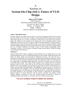 System-On-Chip (SoC) Technology: The Future of VLSI Design