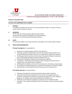 University of Utah Compressed Gas Use Policy (DOC 985KB)