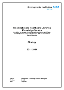 Contents - Hinchingbrooke Health Care NHS Trust