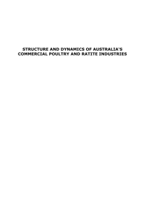 Structure and dynamics of Australia`s