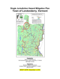 Possible Hazard - Town of Londonderry, VT