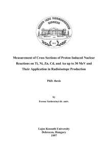 PhD. thesis - Atomki - MTA Atommagkutató Intézete