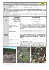 Methods for invasive alien plant control in conservation areas on