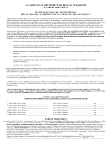 Lift ticket release form