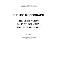 the idc monograph - Williams Montgomery & John Ltd.