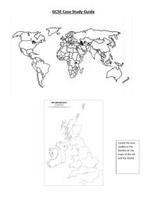 Case studies booklet - Coolgeography.co.uk