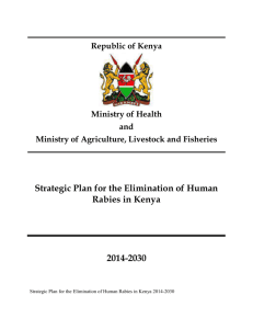 table of contents - ZDU – Republic of Kenya Zoonotic Disease Unit