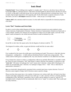 Ionic and Covalent Bond